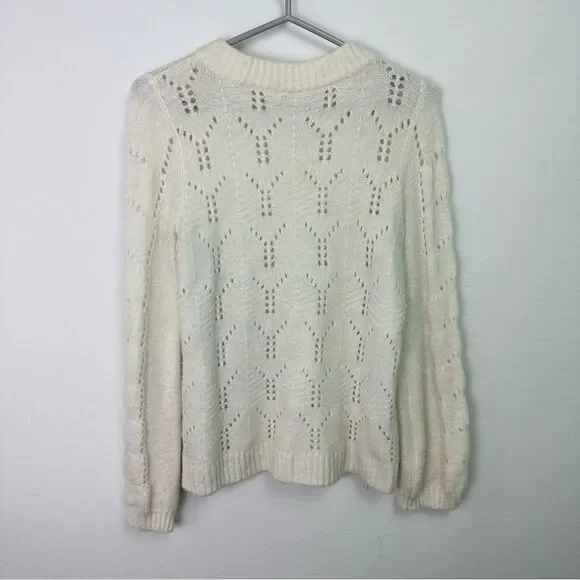 GAP Chunky Knit Pattern Sweater medium - Picture 3 of 9